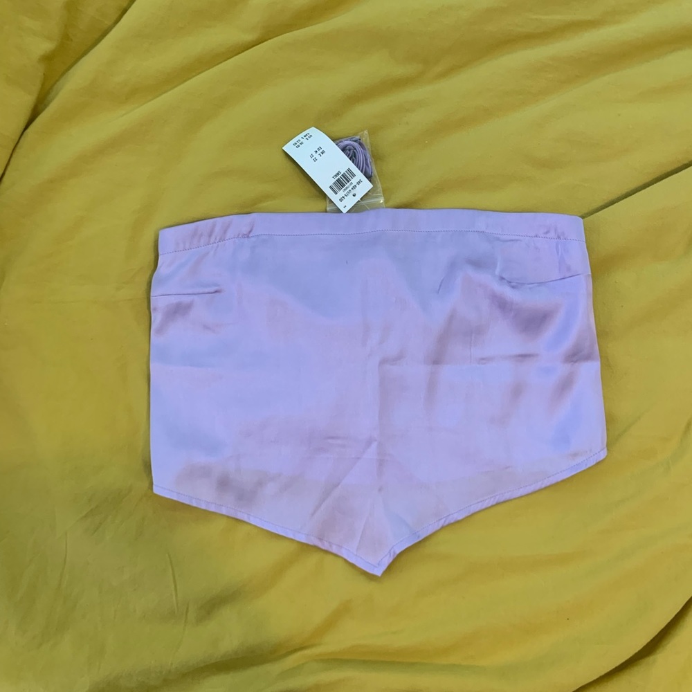 Purple Silk Bandana Style Top